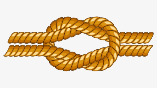 Rope Knot Transparent - Knot In Rope Clipart, HD Png Download, Free Download
