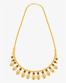 22k Yellow Gold Necklace - Necklace Pc Chandra Jewellers, HD Png Download, Free Download