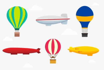 Clip Art Transparent Balloon Rocket Set Transprent - Hot Air Balloon, HD Png Download, Free Download