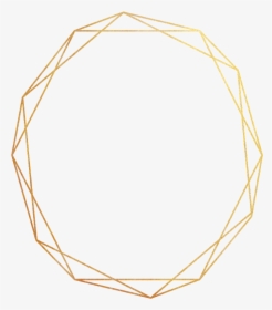 #freetoedit #ftestickers #gold #frame #border #geometric - Gold Geometric Frame Png, Transparent Png, Free Download