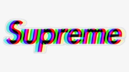#supreme #glitch #brand #aesthetic #logo #freetoedit - Circle, HD Png Download, Free Download