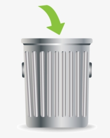 Waste Container Recycling Bin Paper - Garbage Can Vector Art, HD Png Download, Free Download