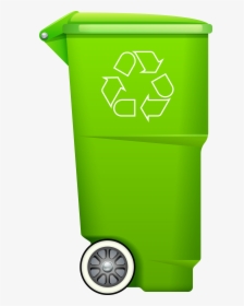 Garbage Trash Bin With Recycle Symbol Png Clip Art - Recycle Bin Clipart Png, Transparent Png, Free Download