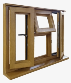 Large Side Oak Window - Window Side View Png, Transparent Png, Free Download
