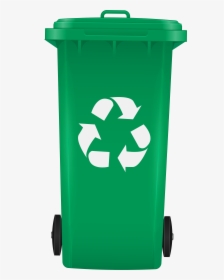 Recycling Bin Png Clip Art - Green Recycle Bin Png, Transparent Png, Free Download