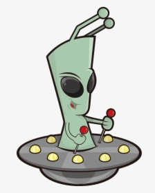 Alien Extraterrestrial Intelligence Cartoon - Aliens Png, Transparent Png, Free Download