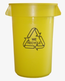 Curbside Collection Empty Yellow Bin - Plastic Recycle Bin Png, Transparent Png, Free Download