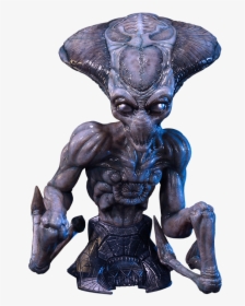 Alien Life-size Bust - Independence Day Alien Soldier, HD Png Download, Free Download
