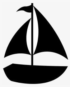 Sailboat Clip Art Of Boat Clipart Transparent Png - Sailboat Silhouette Clip Art, Png Download, Free Download