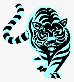 Tiger Svg Clip Arts - Black And White Tiger Images Clip Art, HD Png Download, Free Download