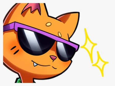 Sunglasses Emoji Clipart Discord - Cartoon, HD Png Download, Free Download
