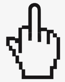 Why Not Start This - Middle Finger Cursor Png, Transparent Png, Free Download