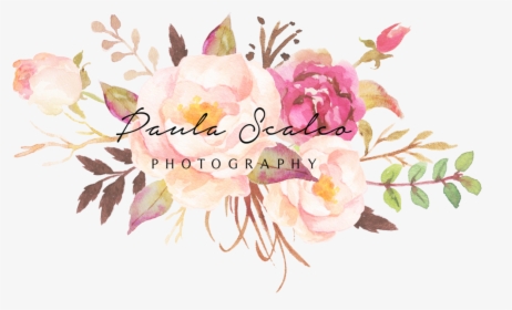 Burgundy Watercolor Flowers Png , Png Download - Burgundy And Pink Flowers, Transparent Png, Free Download