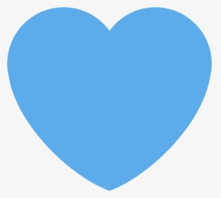 Blue Heart Sticker - Heart Blue, HD Png Download, Free Download