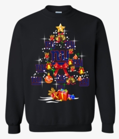 New York Giants Christmas Tree Sweatshirt - Christmas Tree, HD Png Download, Free Download