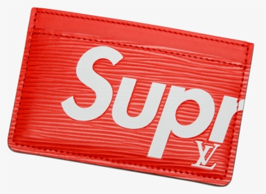 Tarjetero Louis Vuitton Supreme , Png Download - Supreme, Transparent Png, Free Download