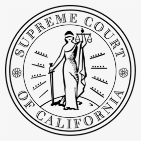 Seal Of The Supreme Court Of California - California Supreme Court Seal, HD Png Download, Free Download