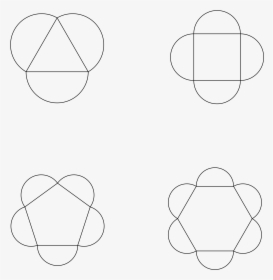 Half Circle Supreme Polygons Angles Clip Arts - Sketch, HD Png Download, Free Download