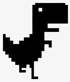 Chrome Dinosaur Png - T Rex Google Png, Transparent Png, Free Download