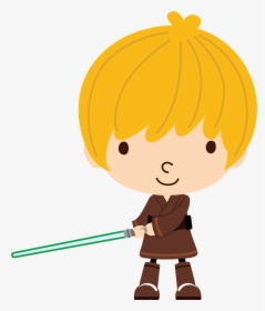 Star Wars Minus Party - Cute Luke Skywalker Clipart, HD Png Download, Free Download