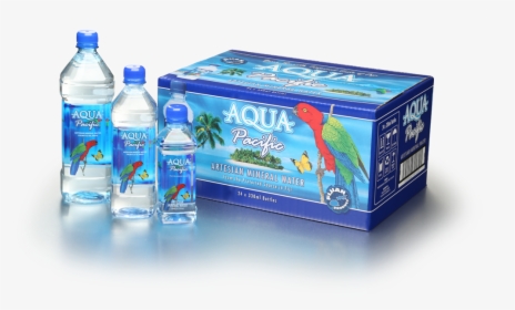 Fiji Water Bottle Png - Aqua Pacific, Transparent Png, Free Download