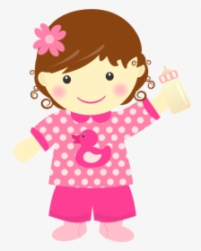 Clip Art Baby Girl Png - Cartoon Baby Girl Png, Transparent Png, Free Download