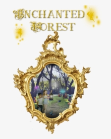 The Enchanted Forest Frame - Ornate Gold Frame Clipart, HD Png Download, Free Download