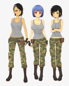 Army Gals Visual Novel, HD Png Download, Free Download