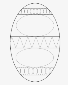 Blank Easter Egg Clip Arts - Circle, HD Png Download, Free Download