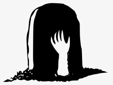 Zombie - Zombie Hand Coming Out Of Grave Cartoon, HD Png Download, Free Download