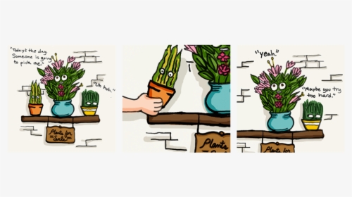Shelf Of Sad Plants, HD Png Download, Free Download