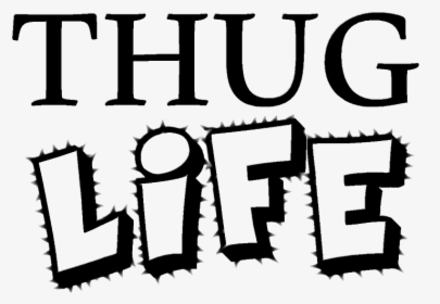 Thug Life Text Transparent Background - Parallel, HD Png Download, Free Download
