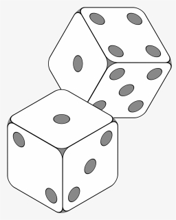 Dice Teachers Images Png Image Clipart - Dice Clipart Black And White, Transparent Png, Free Download