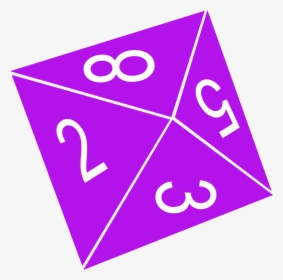 D8 Dice Clip Arts - 8 Sided Dice Png, Transparent Png, Free Download