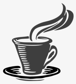 Coffee Mug Clipart Png - Tea Logo Black And White, Transparent Png, Free Download