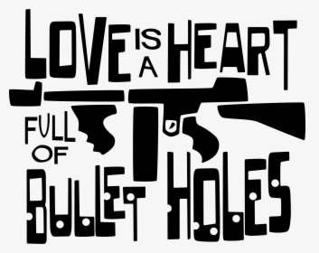 Love Is A Heart - Love Bullet, HD Png Download, Free Download