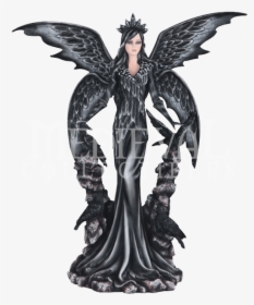 Dark Angel Png Transparent Images - Black Angel Pic Statue, Png Download, Free Download