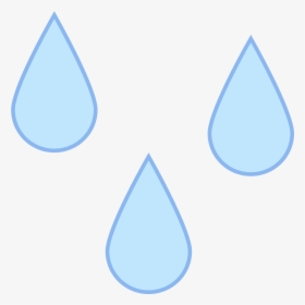 There Are Three Water Droplets Outlined - Drop, HD Png Download, Free Download