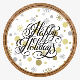Happy Holidays Gold Vector, HD Png Download, Free Download