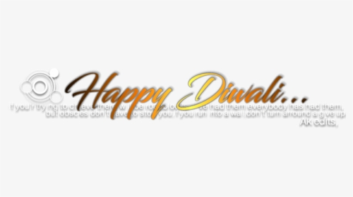 Happy Diwali Background Png - Calligraphy, Transparent Png, Free Download