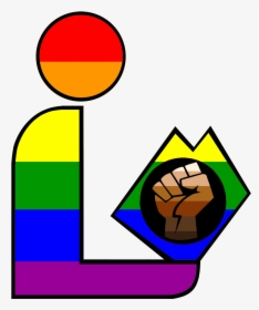 Pride Support Fist Rainbow Library Logo - Pride Library Logo, HD Png Download, Free Download