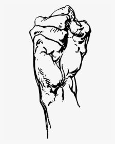 Drawings Of Fists Clenched, HD Png Download, Free Download