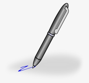 Paper Fountain Pen Clip Art - Ballpen Clipart, HD Png Download, Free Download