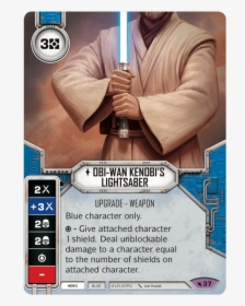 Star Wars Destiny Obi Wan Lightsaber, HD Png Download, Free Download