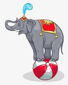 Circus Elephant Png - Circus Parade Clip Art, Transparent Png, Free Download