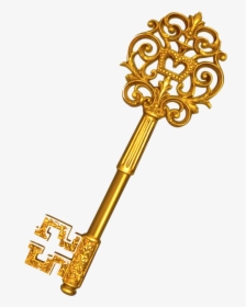 Transparent Gold Key Png - Key With No Background, Png Download, Free Download