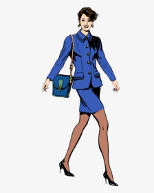 Architetto Business Woman - Woman Walking Clipart, HD Png Download, Free Download