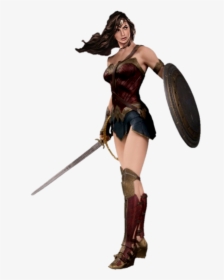 Transparent Wonderwoman Clipart - Justice League Wonder Woman Statue, HD Png Download, Free Download