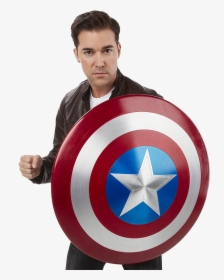 Captain America Png File - Bouclier Captain America Metal, Transparent Png, Free Download