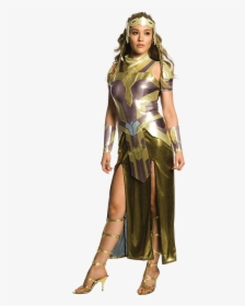 Adult Deluxe Queen Hippolyta Costume - Wonder Woman Hippolyta Costume, HD Png Download, Free Download